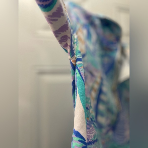 SOLD-Like New Lilly Pulitzer Skipper Popover In Aboat Time Size Medium💙⛵️💙 - Picture 6 of 10